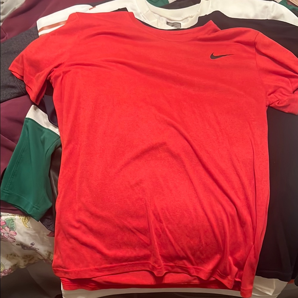 Nike Bright Red Sports Tee
